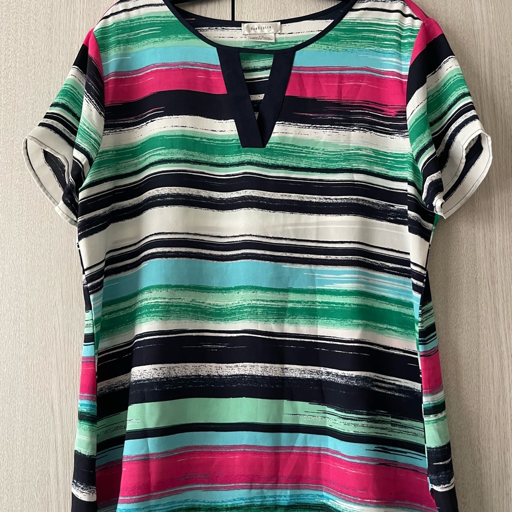 Van Heusen Multicolor Striped Blouse